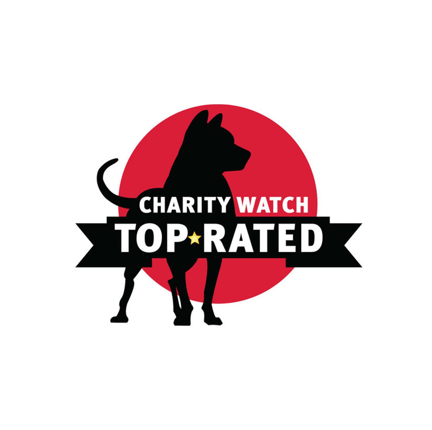 Logo showing we're a Top Rated on Charity Watch