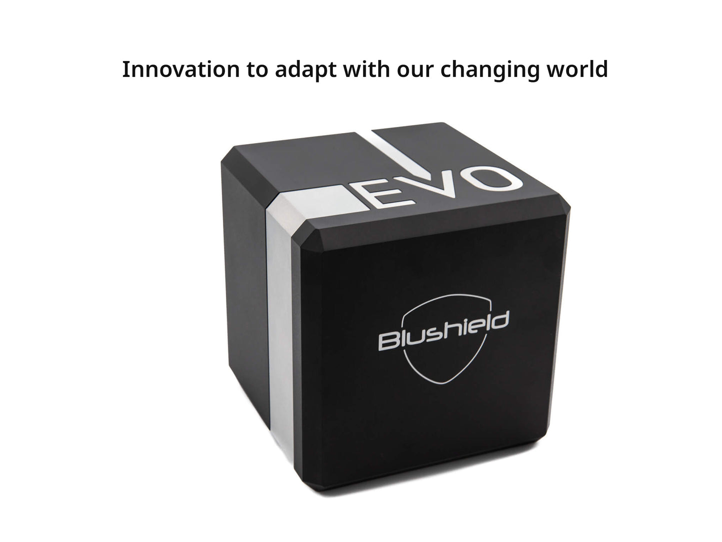 EMF PROTECTION  - EVO slider image that says innovation to adapt with our changing world