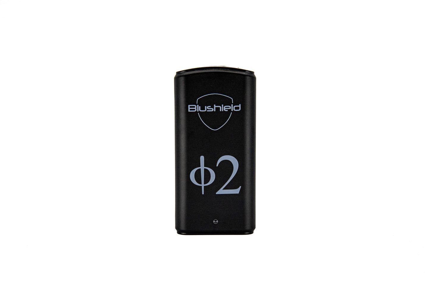 
                  
                    The front of the Blushield Phi 2 plugin photographed on a white background
                  
                