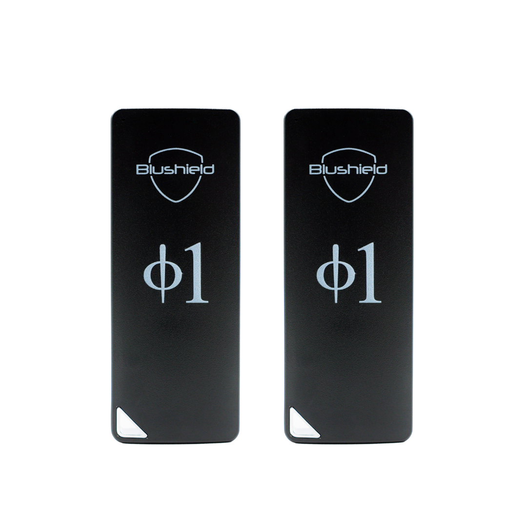 The Phi 1 portable companion bundle pictured that includes two Phi 1 portables standing side by side