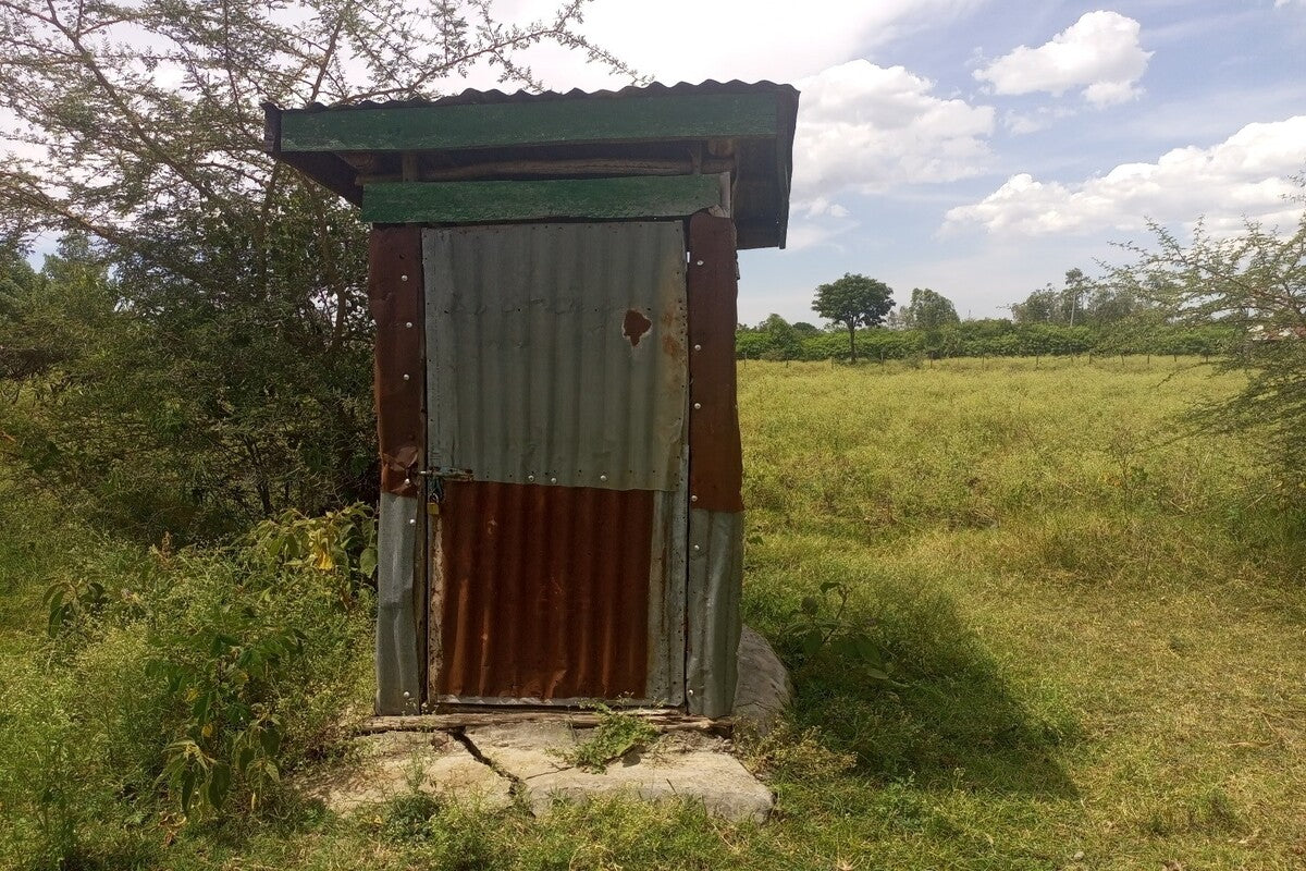 The old Kenyan pit latrine