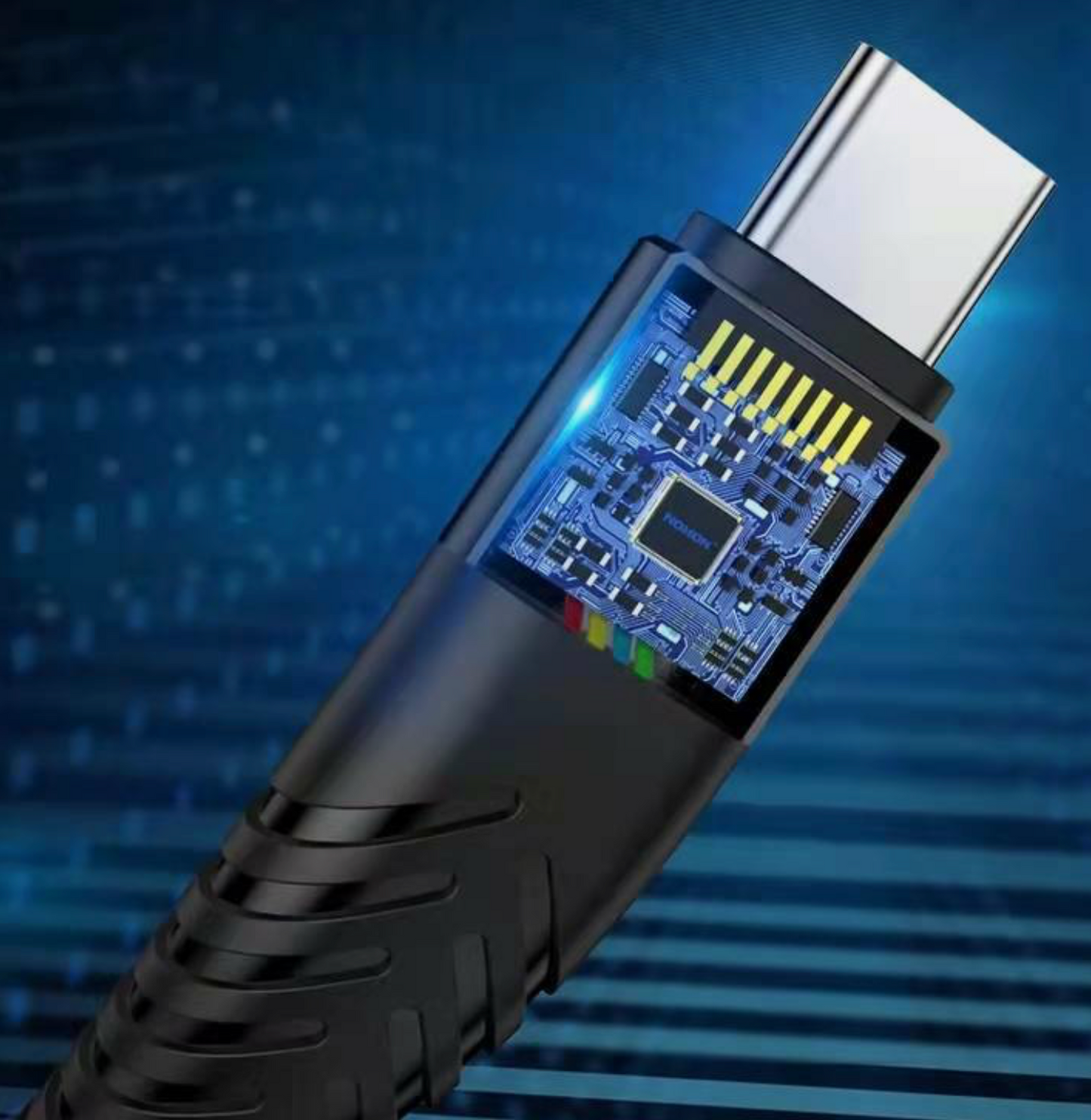 
                  
                    A photo showing the inside of the USB-C smart chip charger
                  
                