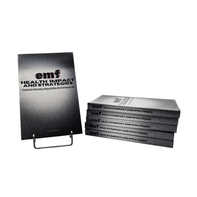 Blushield book: EMF Health Impact & Strategies, 2nd Edition — front cover