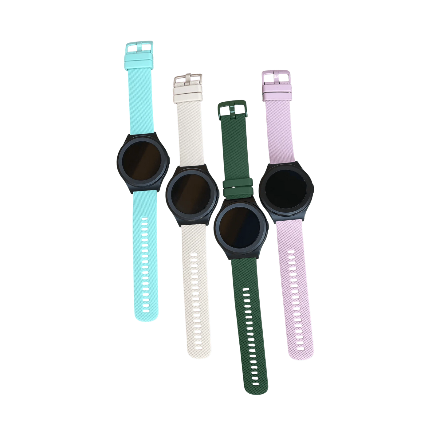 Blushield W1 watch straps in assorted colors