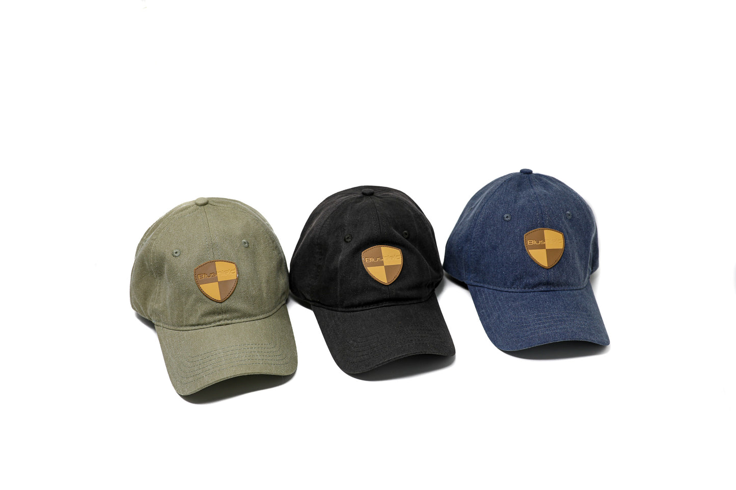 
                  
                    EMF PROTECTION  - Photo of Blushield Low Radiation Caps in Sage Green, Black and Blu
                  
                