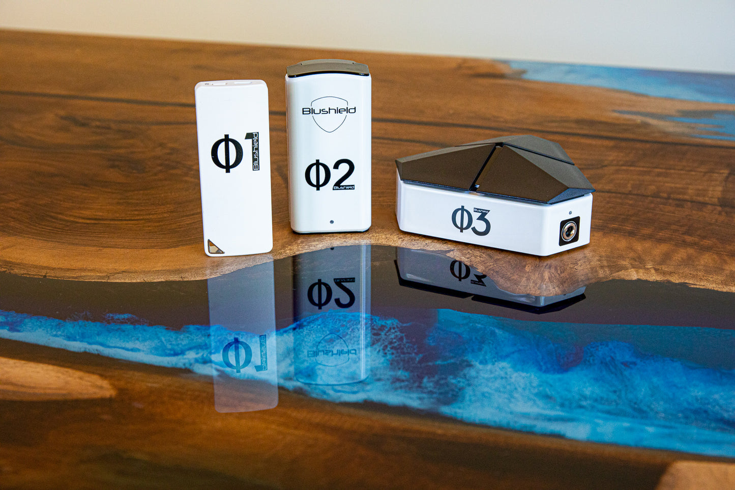 
                  
                    EMF PROTECTION  - Photo of Phi Series Bundle Pack with one Phi 03, one Phi 02 Plugin, and one Phi 01 Portable
                  
                